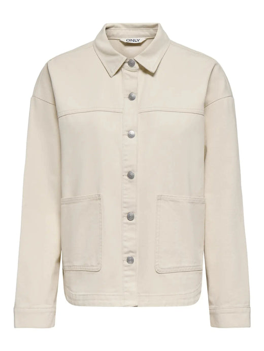 Only - Onllara Ls Shacket Gua - 4996737 Birch Jakker 