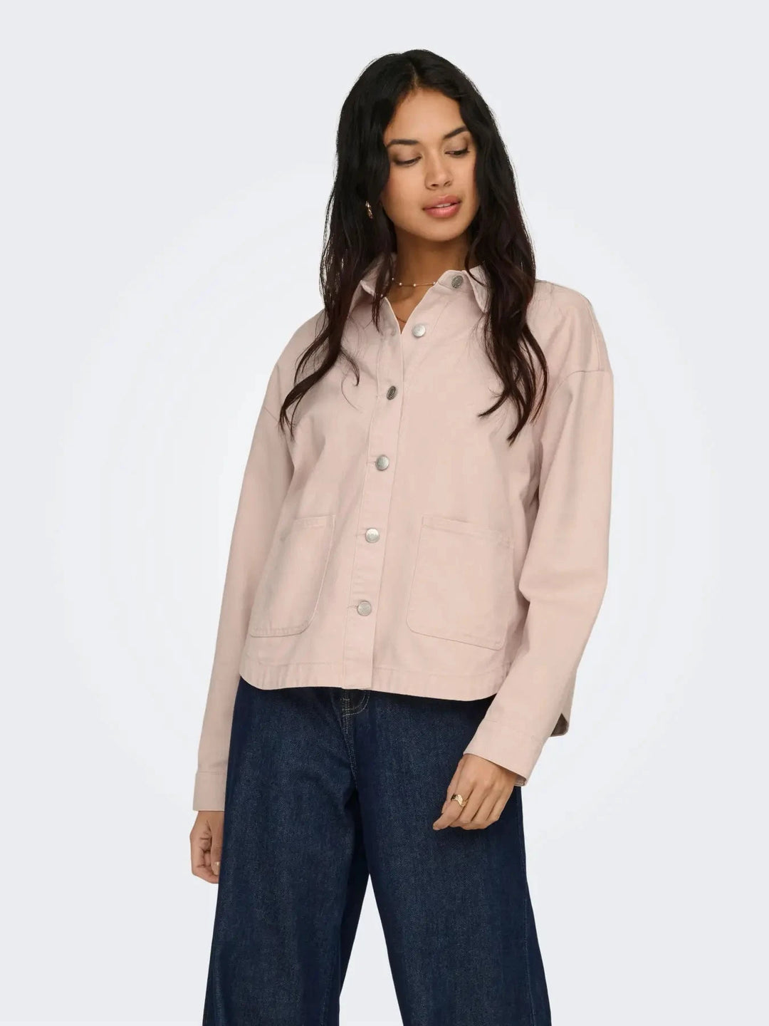 Only - Onllara Ls Shacket Gua - 4996739 Sepia Rose Jakker 