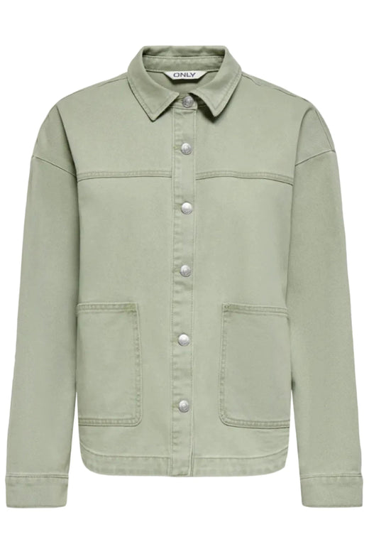 Only - Onllara Ls Shacket Gua - 5036778 Laurel Wreath Jakker 