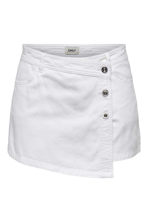 Only - Onllesly Reg Lb Skort - 4777813 White Denim