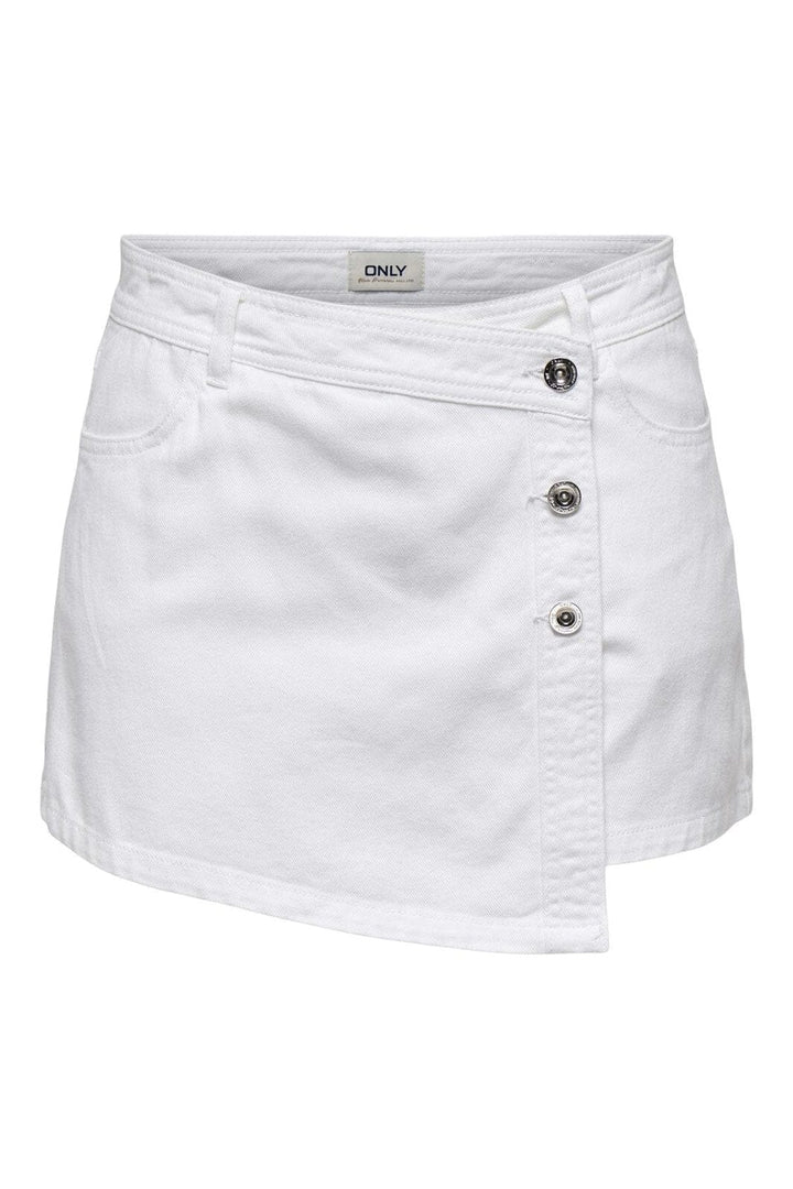 Only - Onllesly Reg Lb Skort - 4777813 White Denim