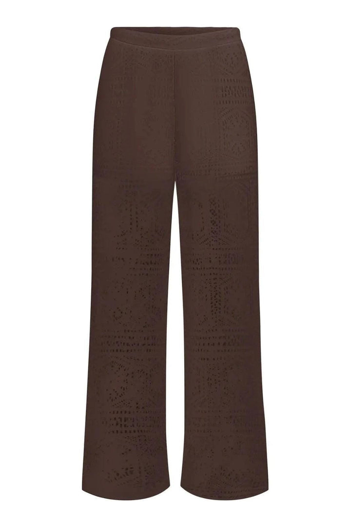 Only - Onllian Lace Wide Pants - 5045334 Shopping Bag Bukser 