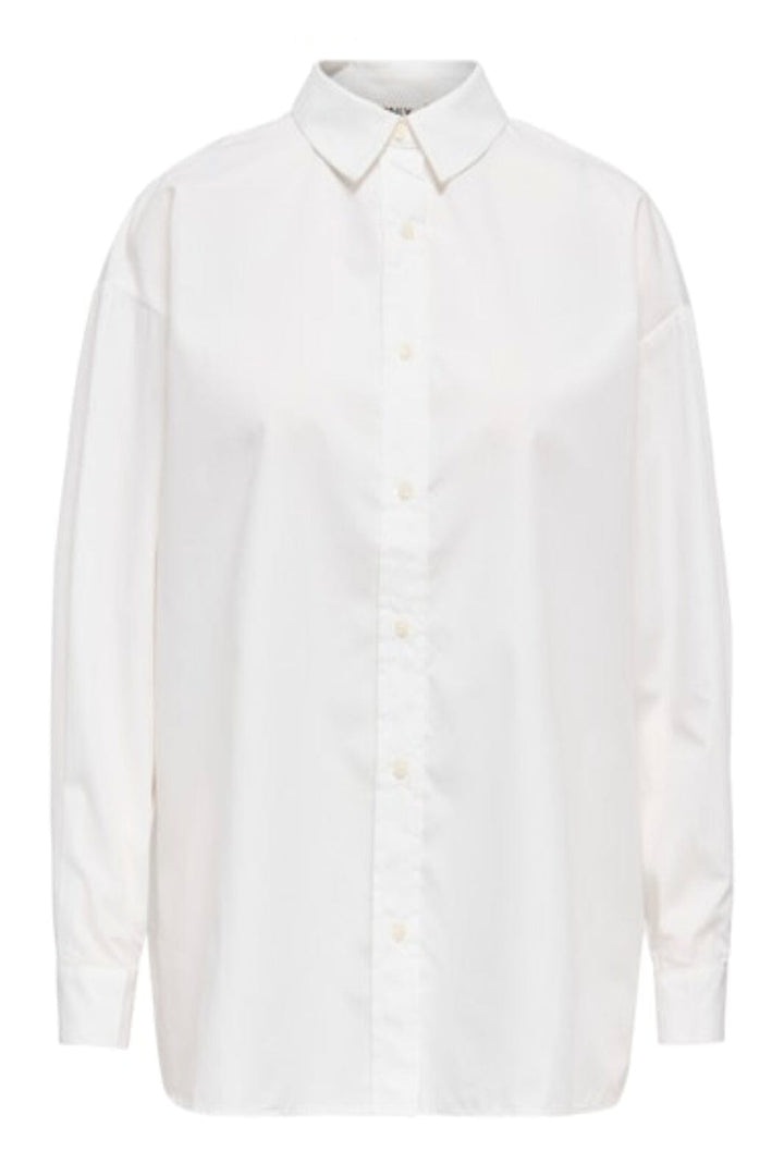 Only - Onllibba L/S Shirt - 4951306 Bright White Skjorter 