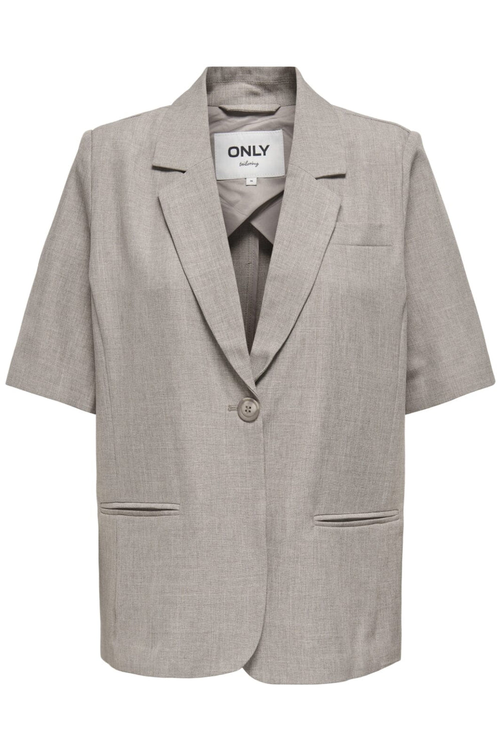 Only - Onllinda Life S/S Mel Ovs Blazer Tlr 15351132 - 4783817 - Fungi W Melange