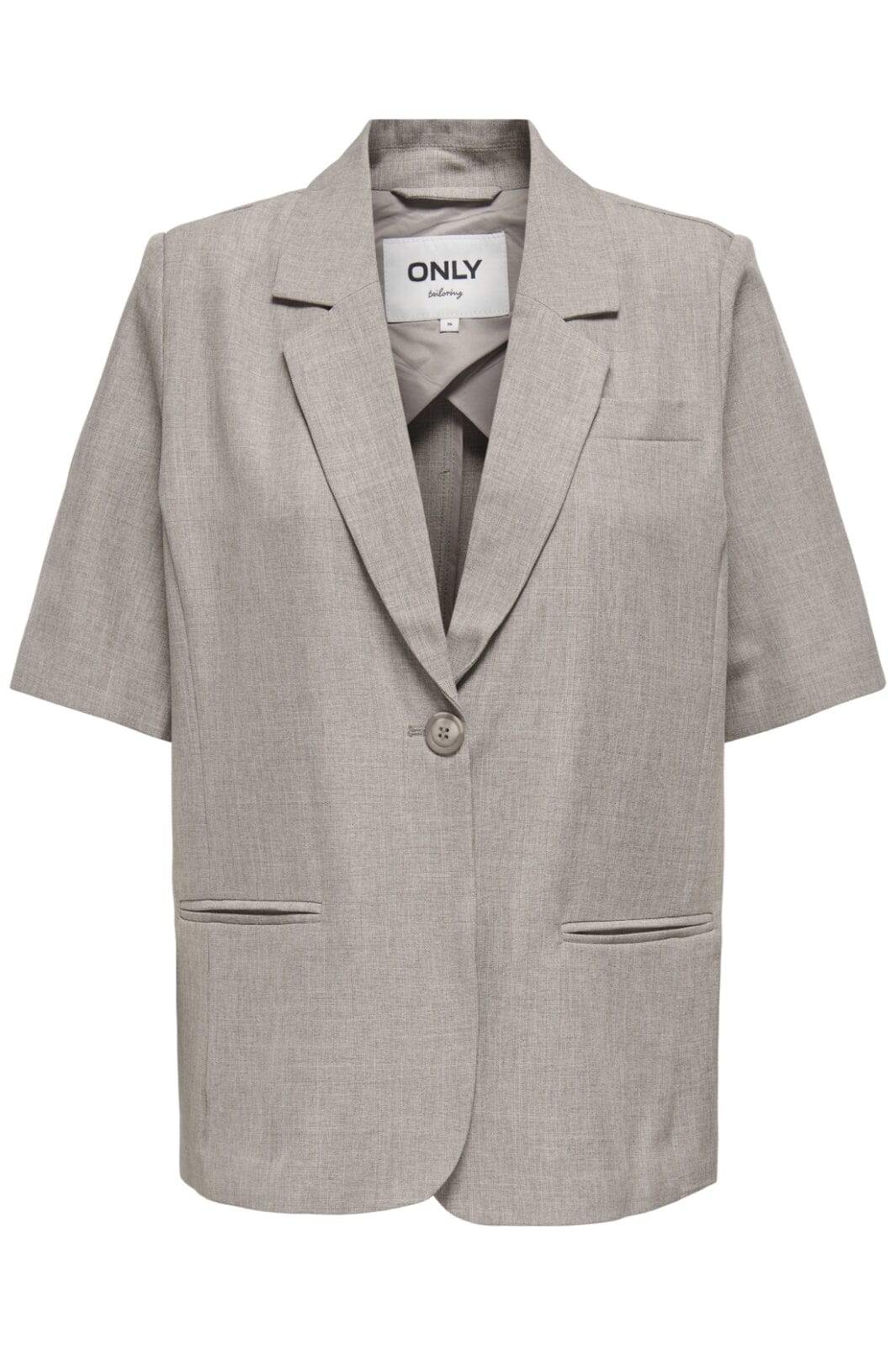 Only - Onllinda Life S/S Mel Ovs Blazer Tlr 15351132 - 4783817 - Fungi W Melange