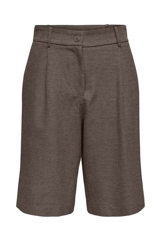 Only - Onllinda Mel Long Shorts Tlr - 5090952 Major Brown W Melange