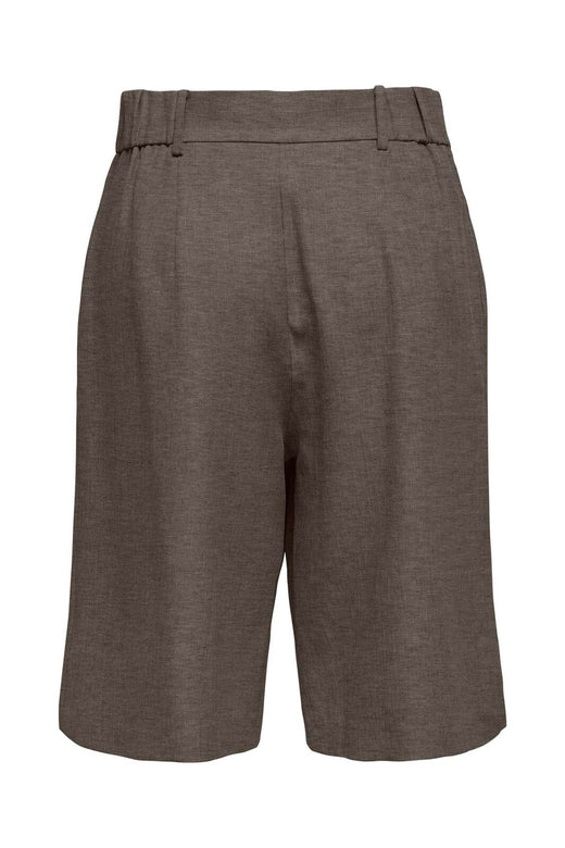 Only - Onllinda Mel Long Shorts Tlr - 5090952 Major Brown W Melange
