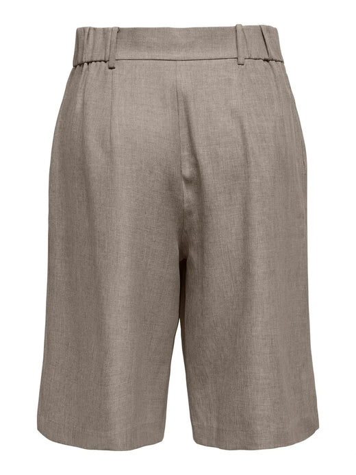 Only - Onllinda Mel Long Shorts Tlr - 5090952 Major Brown W Melange Shorts 