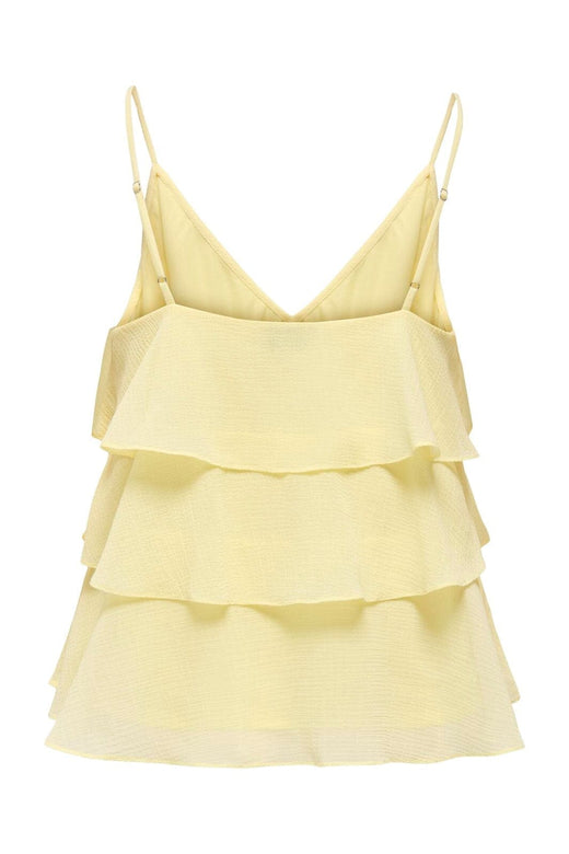 Only - Onllinn Life Flounce Singlet - 5007906 Double Cream