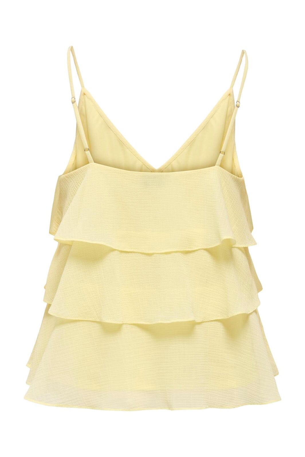 Only - Onllinn Life Flounce Singlet - 5007906 Double Cream