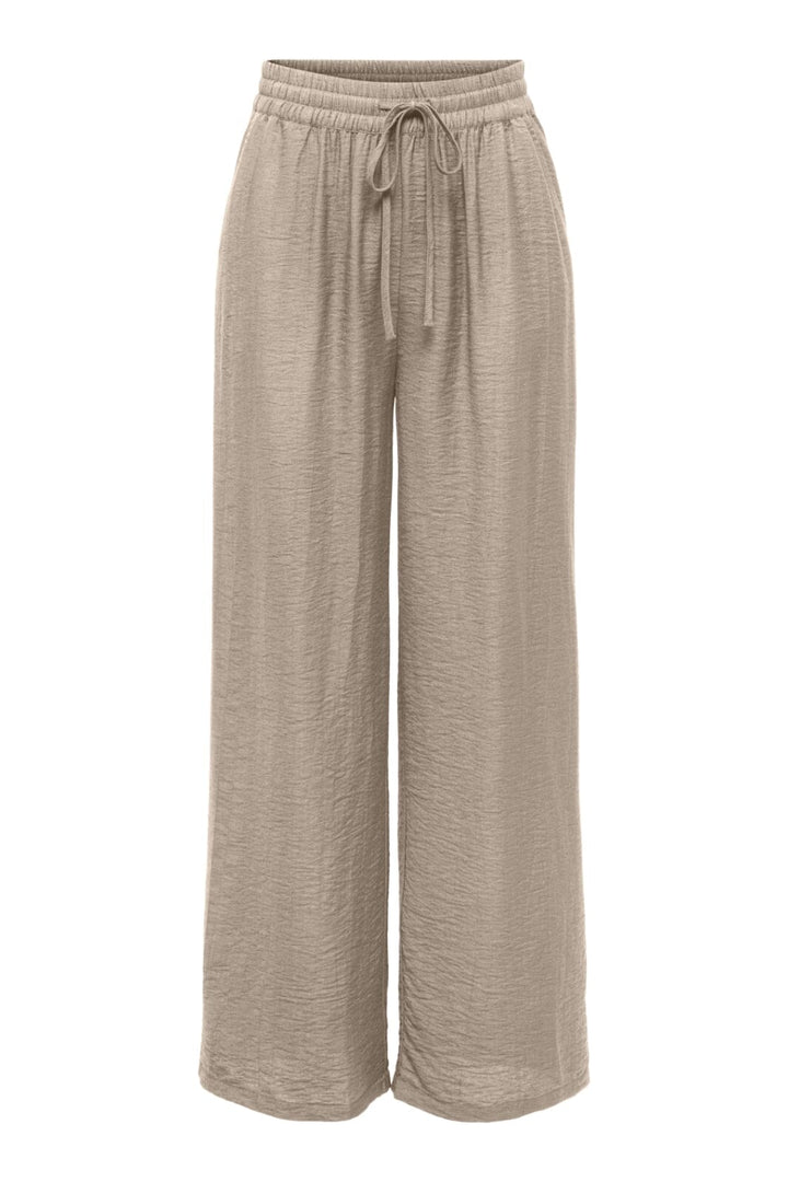 Only - Onllino Pull-Up Tie Pant Ox - 4938573 Oxford Tan