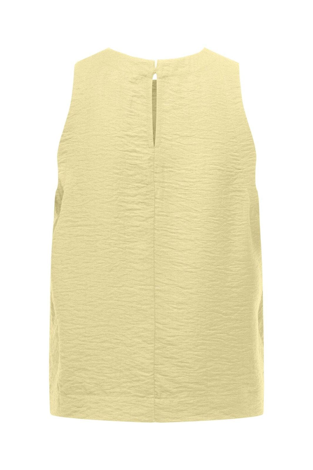 Only - Onllino S/L O-Neck Top Ox - 4938581 Sunlight