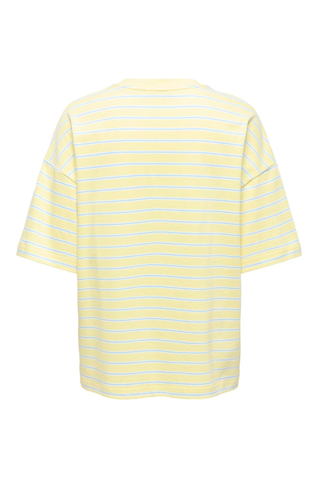 Only - Onllisa Stripe S/S Top - 5190511 Double Cream Cd/ Blue Stripes