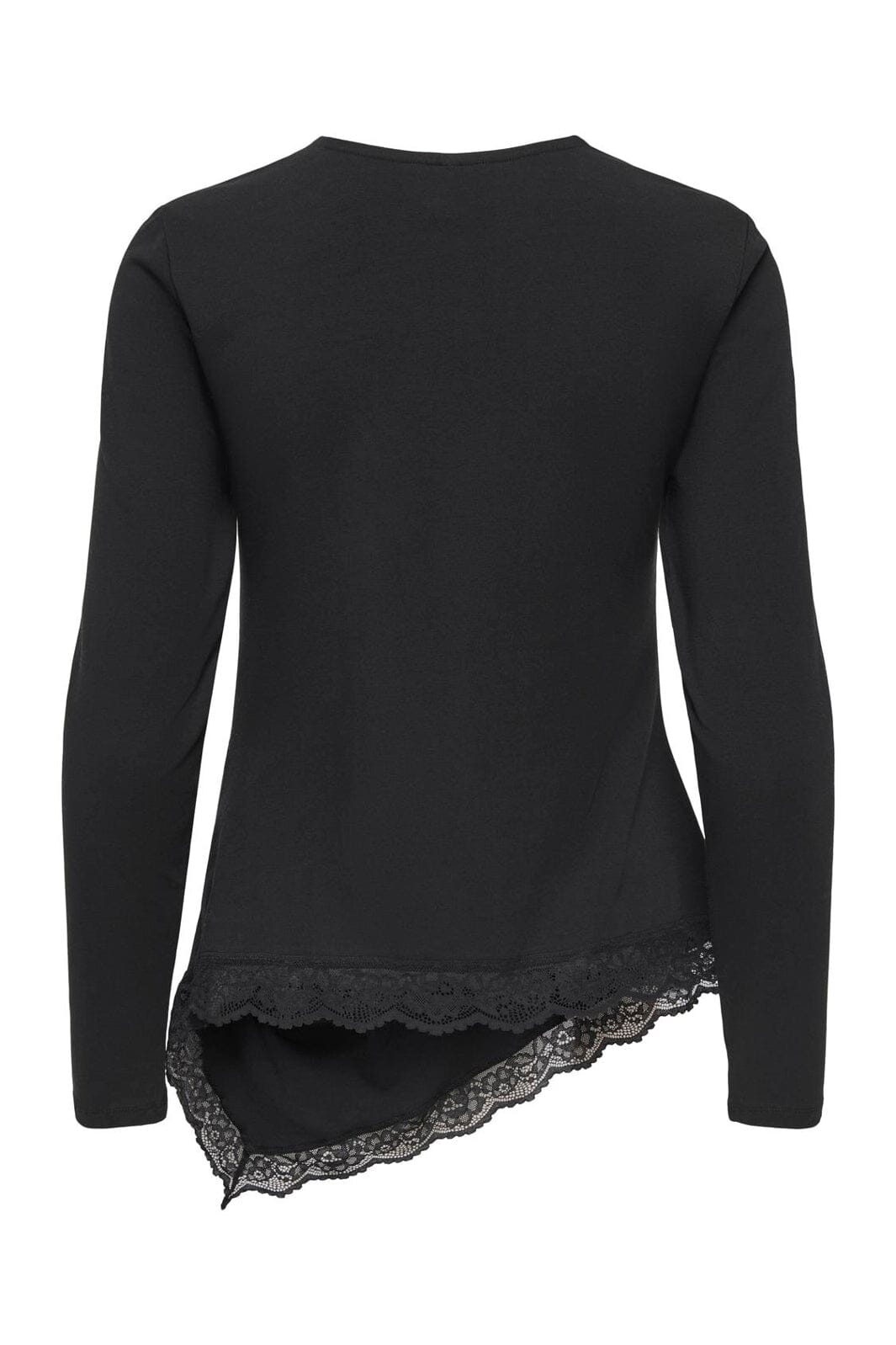 Only - Onllive Love L/S Ruching Top - 5130905 Black Dtm Lace