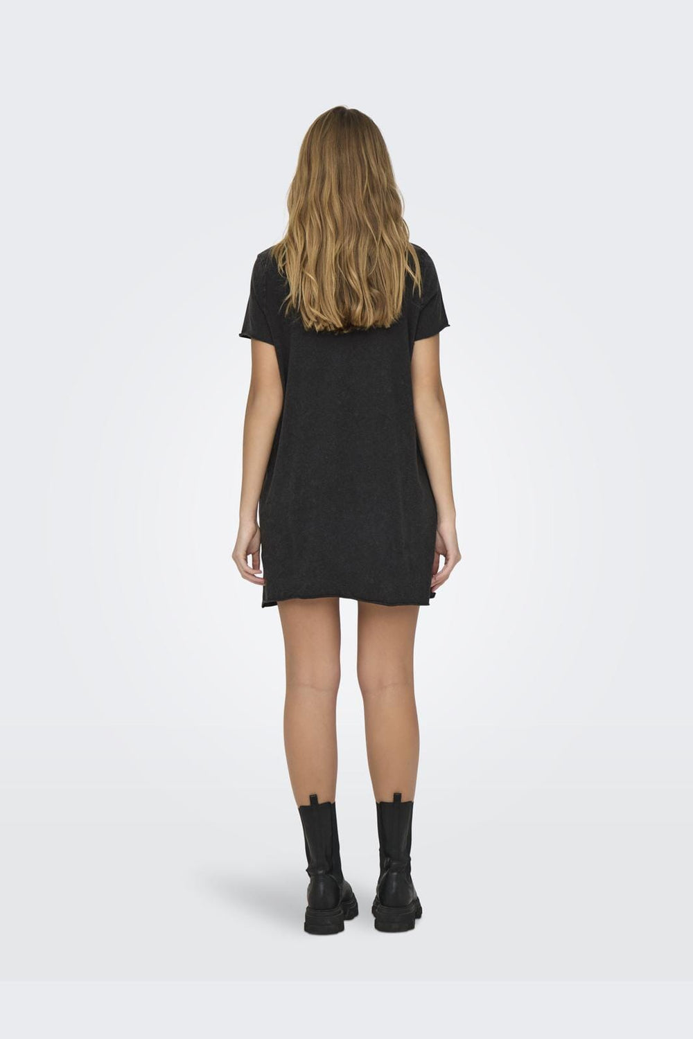 Only - Onllucy Life Dress S/S - 4493726 Black Born To Be Wild