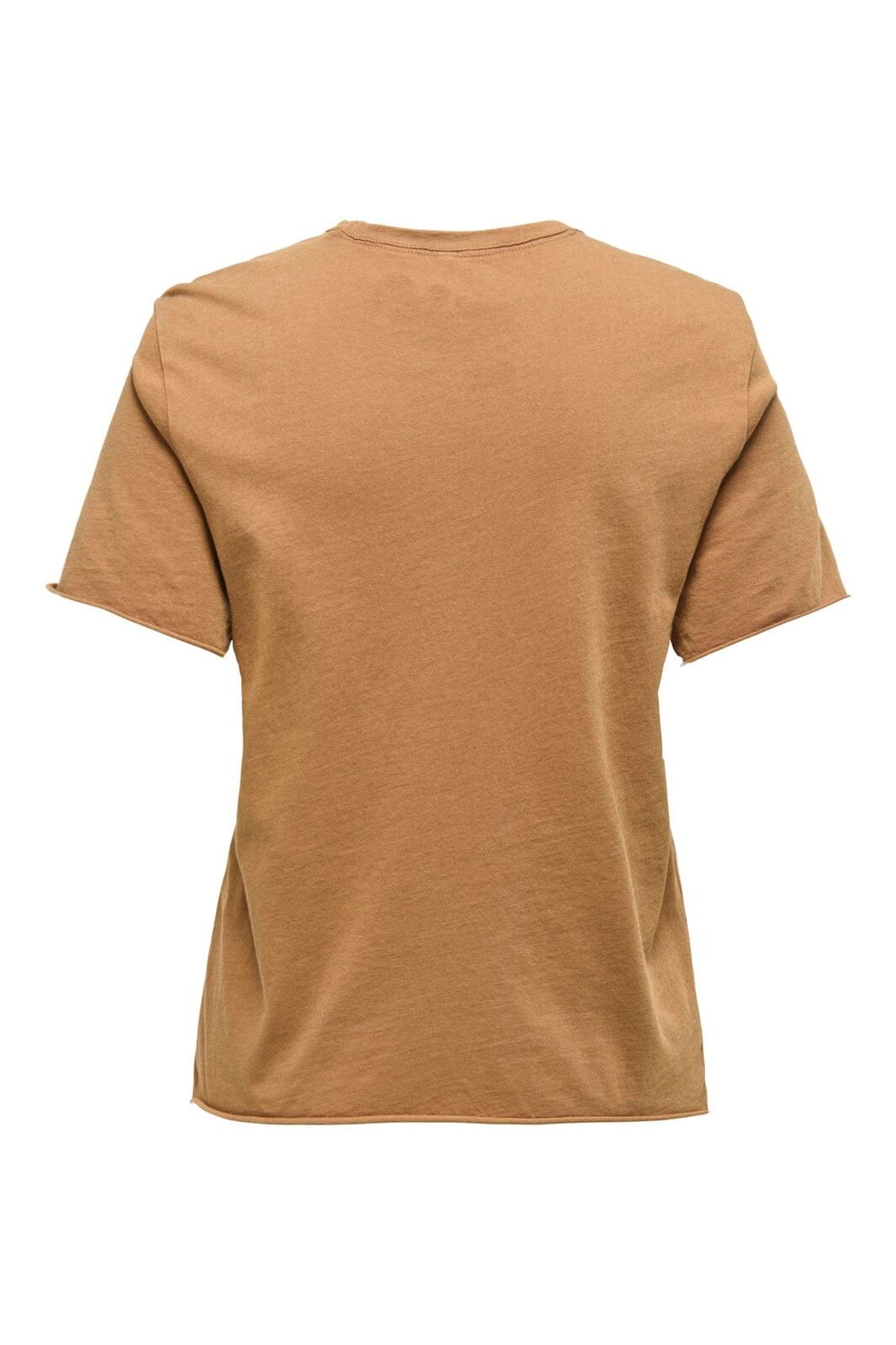 Only - Onllucy Reg S/S Stud Top Box Cc - 4925409 Toasted Coconut Self Love Club + Silver Studs