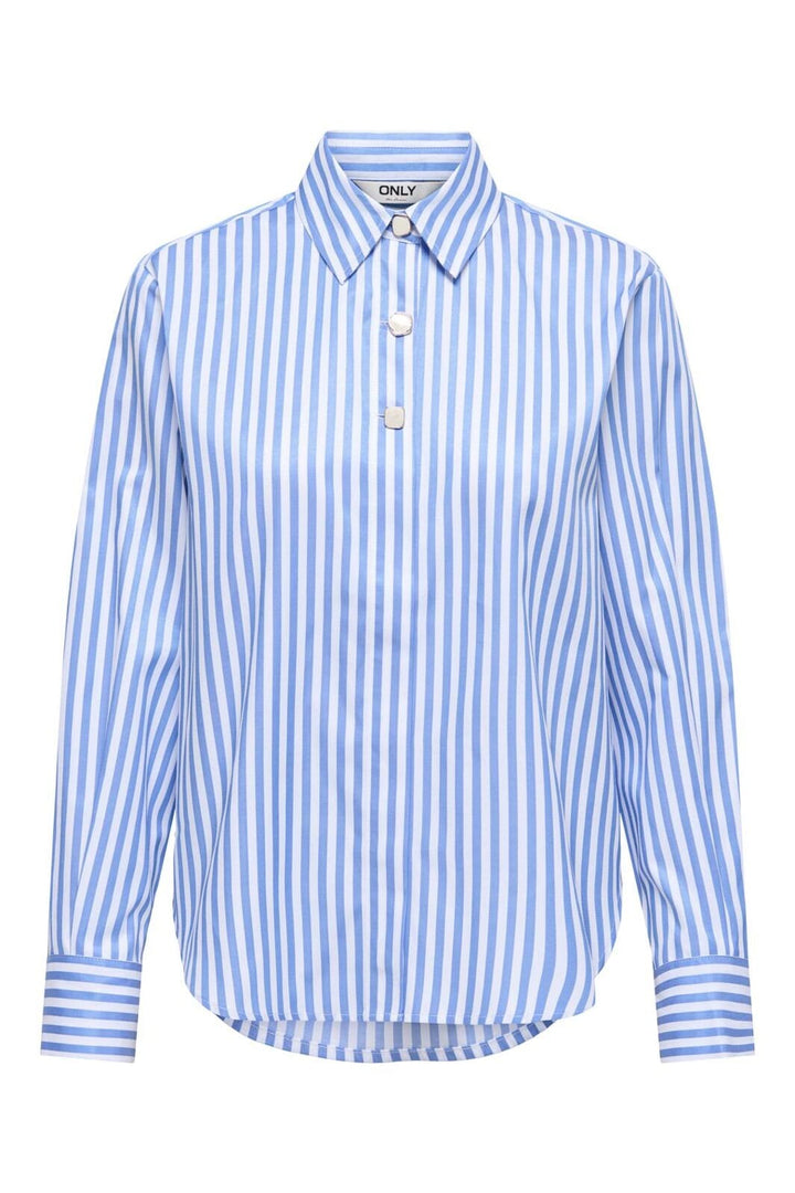 Only - Onllyra Oregon L/S Shirt - 4967433 Provence Cloud Dancer