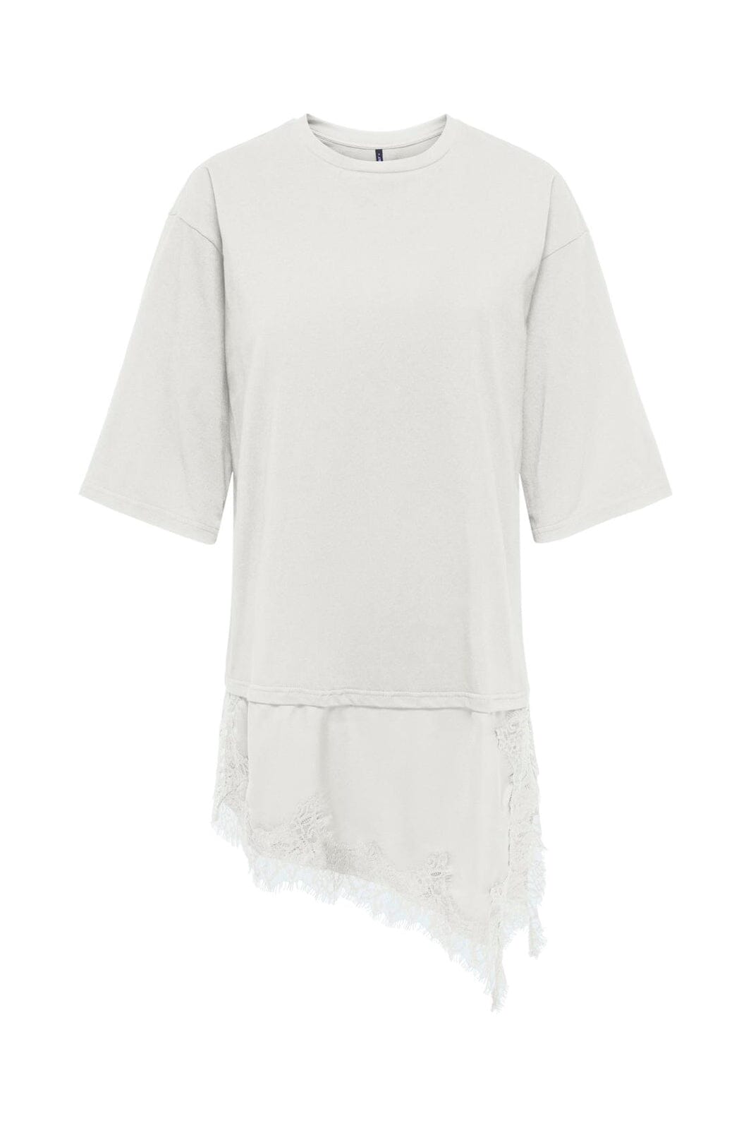 Only - Onlmadelyn S/S Lace Top - 5136001 Cloud Dancer Cd Lace