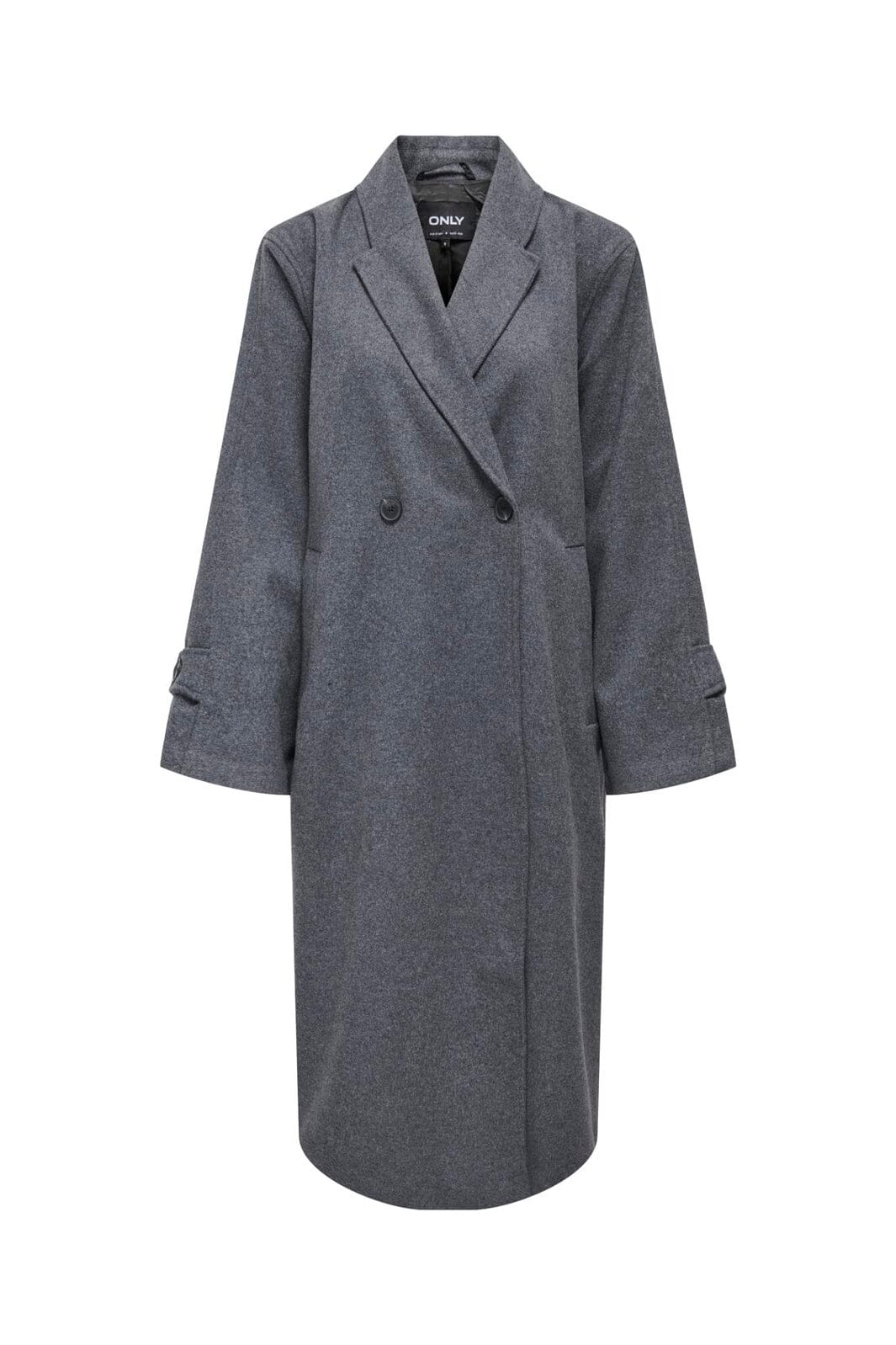 Only - Onlmaisy Oversized Wool Coat - 4951405 Dark Grey Melange