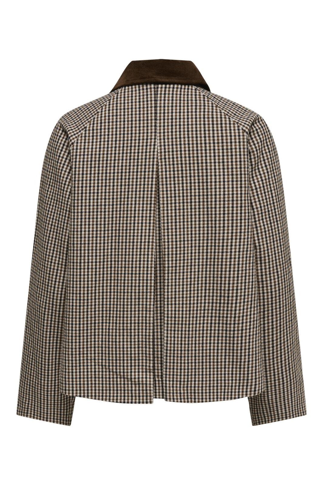 Only - Onlmanilla Check Jacket - 4971492 Moonlight Small Checks/ Brown & Black