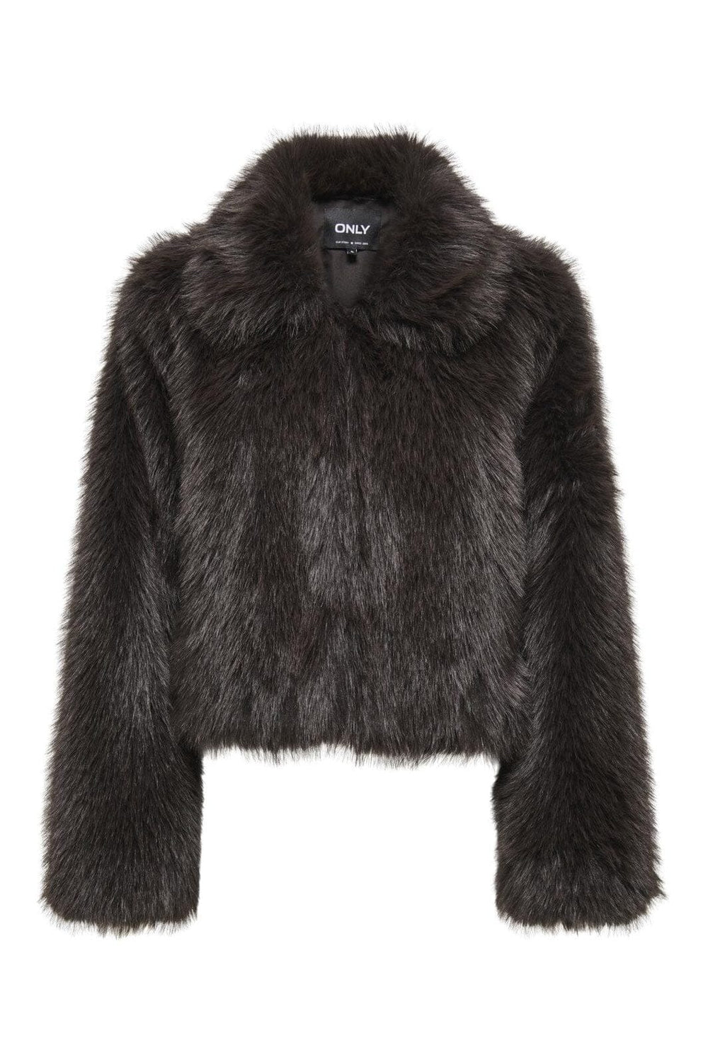 Only - Onlmanny Faux Fur Jacket Cc - 4902782 Chocolate Torte
