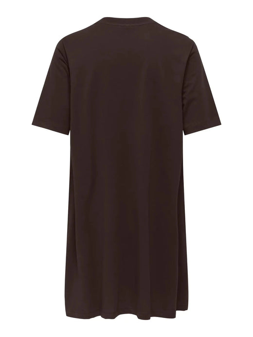 Only - Onlmara S/S Pocket Dress - 5047606 Chocolate Torte Kjoler 