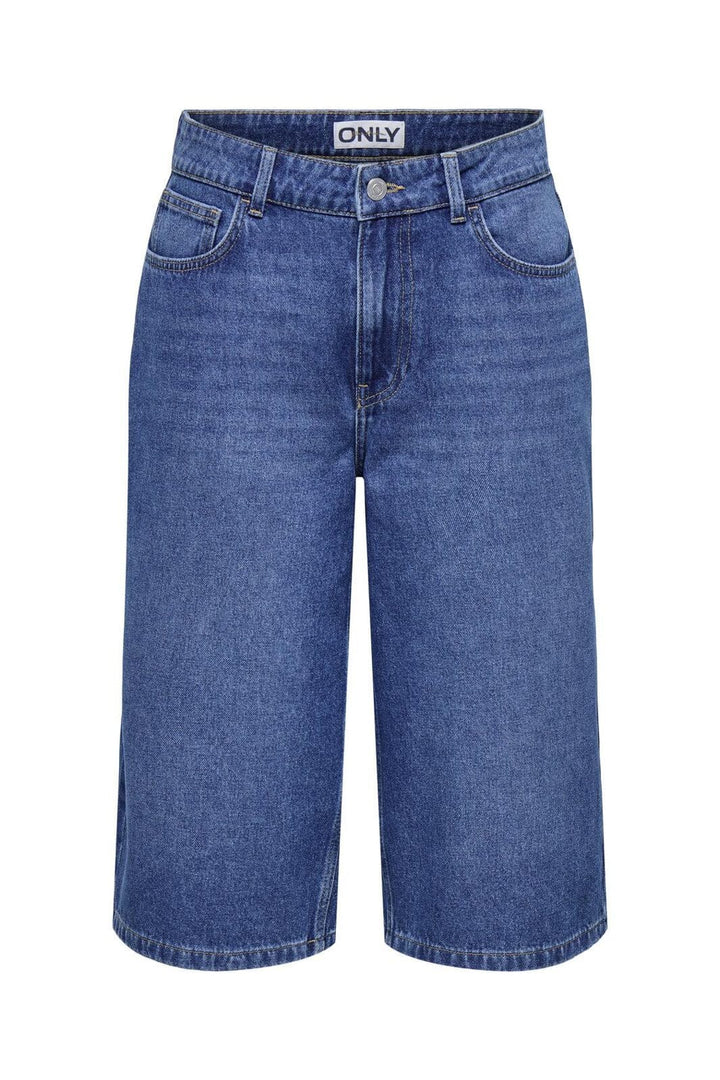 Only - Onlmaria Reg Long Shorts Moch - 4823013 Medium Blue Denim