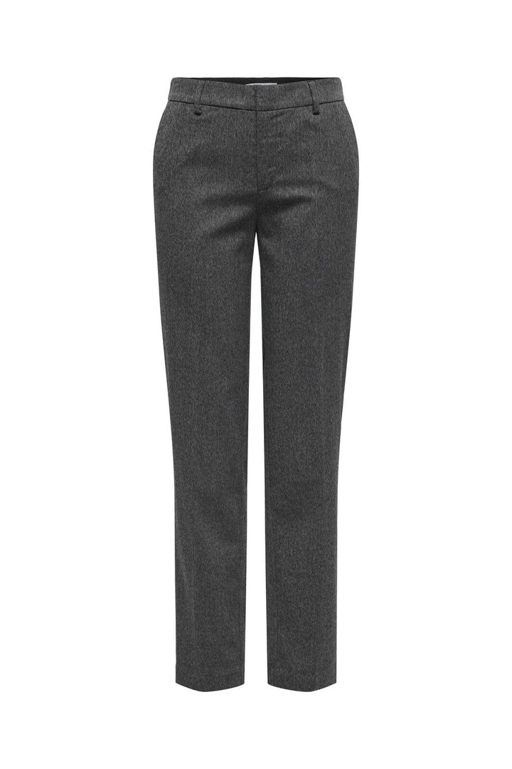 Only - Onlmarnie Slim Str Pant Tlr - 4854962 Dark Grey Melange