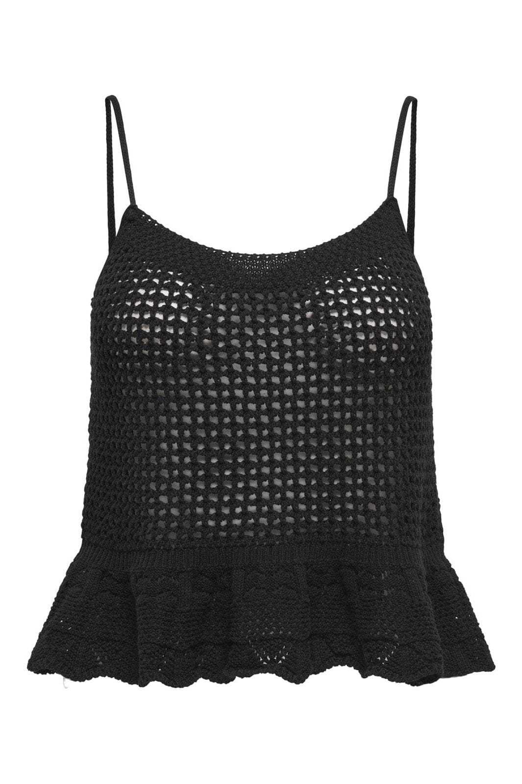 Only - Onlmary Life Sl Peplum Top Knt - 4489826 Black