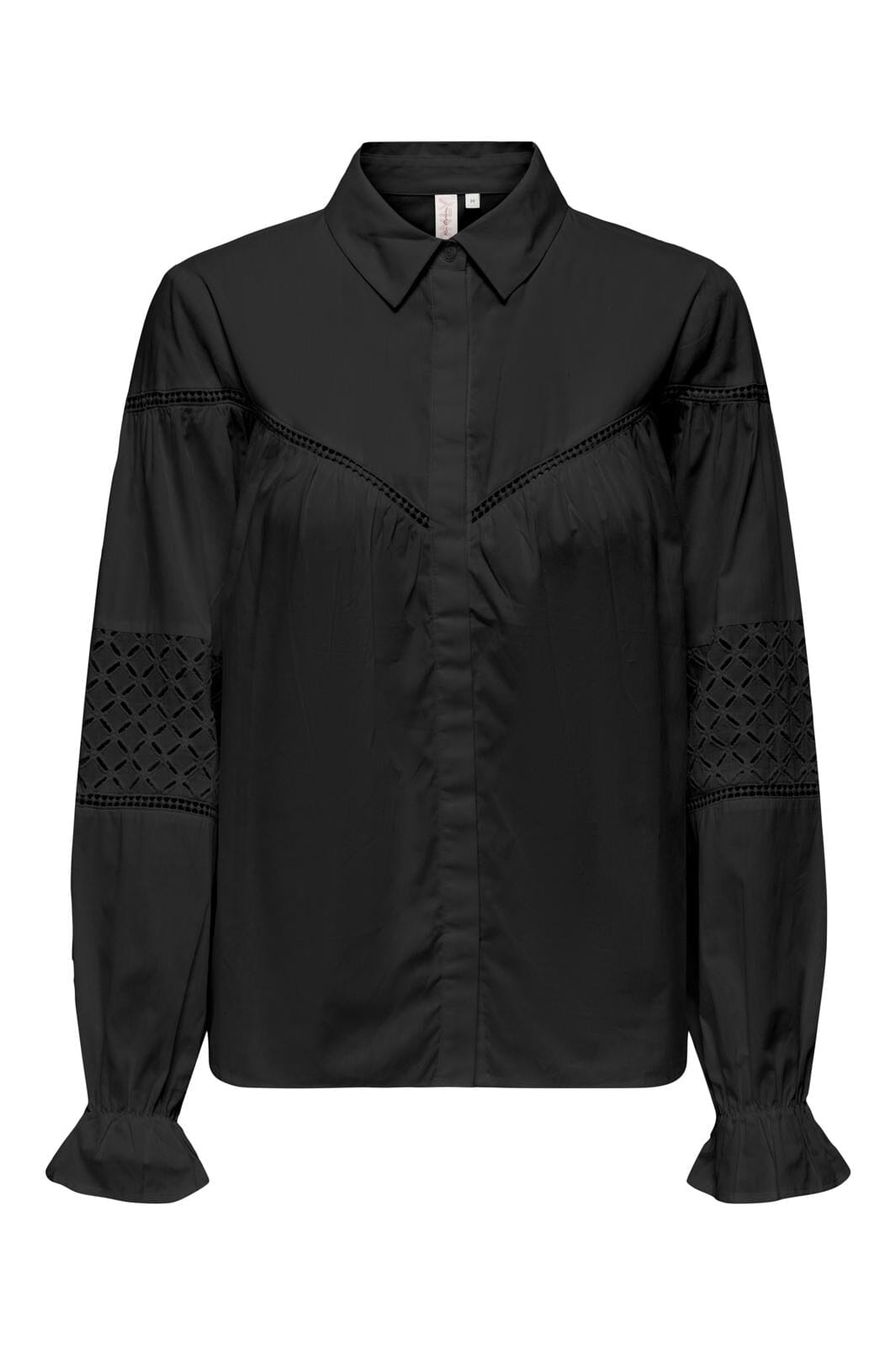 Only - Onlmay L/S Detail Shirt - 4460775 Black