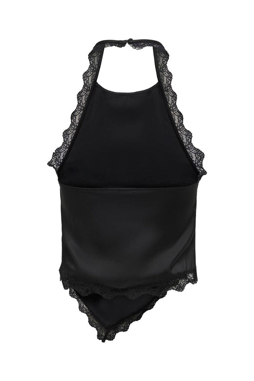 Only - Onlmenus S/L Halter Lace Top - 5100194 Black