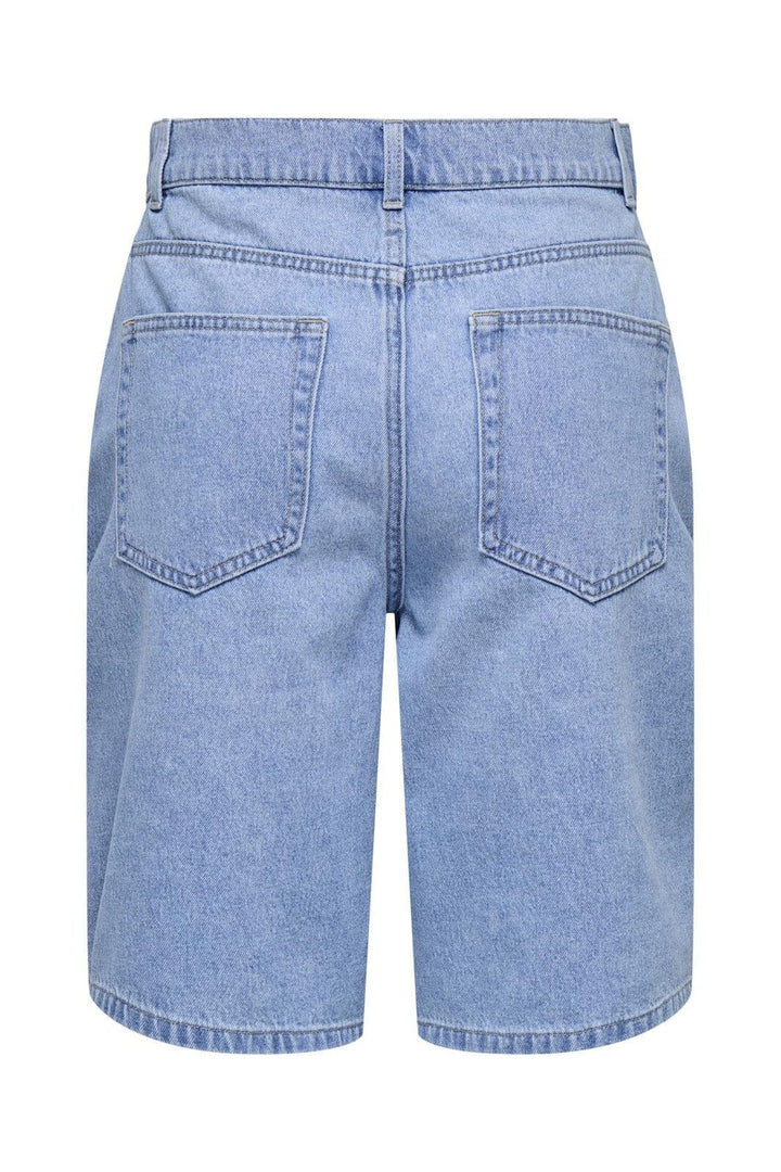 Only - Onlmerla Long Shorts Akm Moch - 4797726 Light Blue Denim
