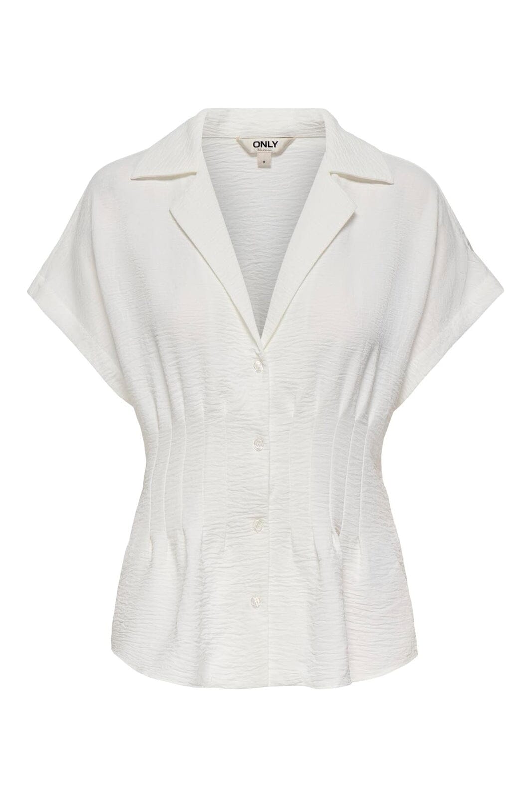 Only - Onlmette Waist Fit Ss Shirt - 4999027 Cloud Dancer