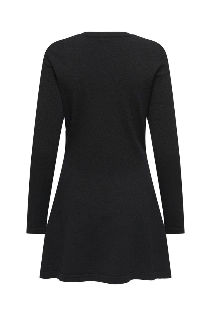 Only - Onlmilla Ls Bling Dress At Knt - 4927482 Black Silver Bling