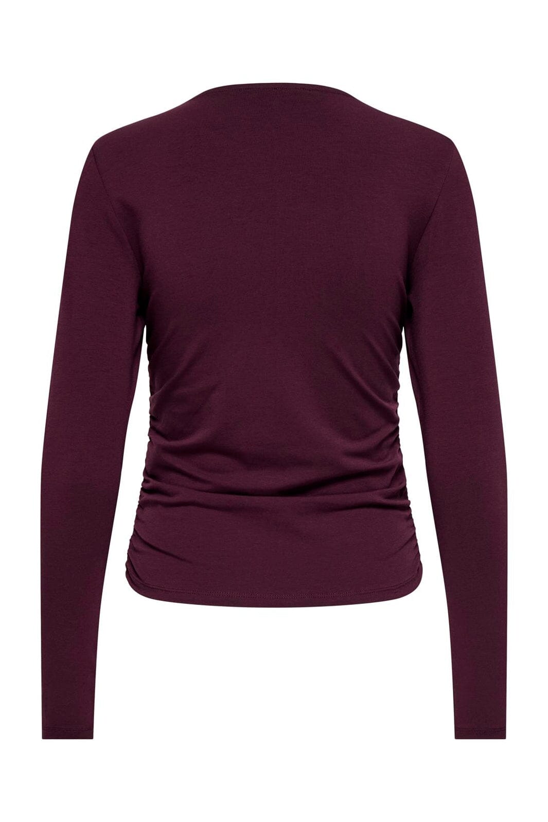Only - Onlmira Life L/S Ruching Top - 5041020 Winetasting