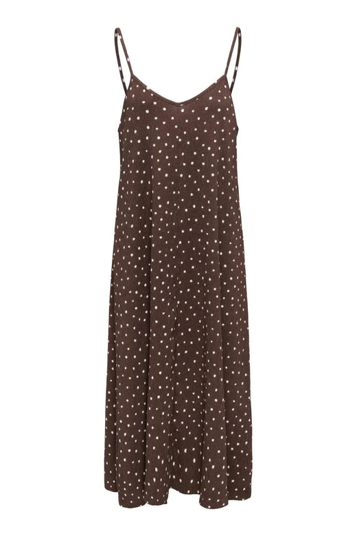 Only - Onlmolly S/L V-Neck Dress - 4989241 Shopping Bag Cloud Dancer Dots (Milly) Kjoler 