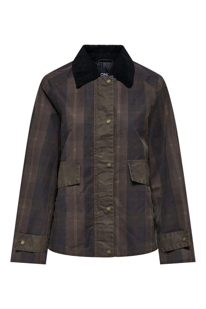 Only - Onlmountain Check Jacket - 4853599 Slate Black Check