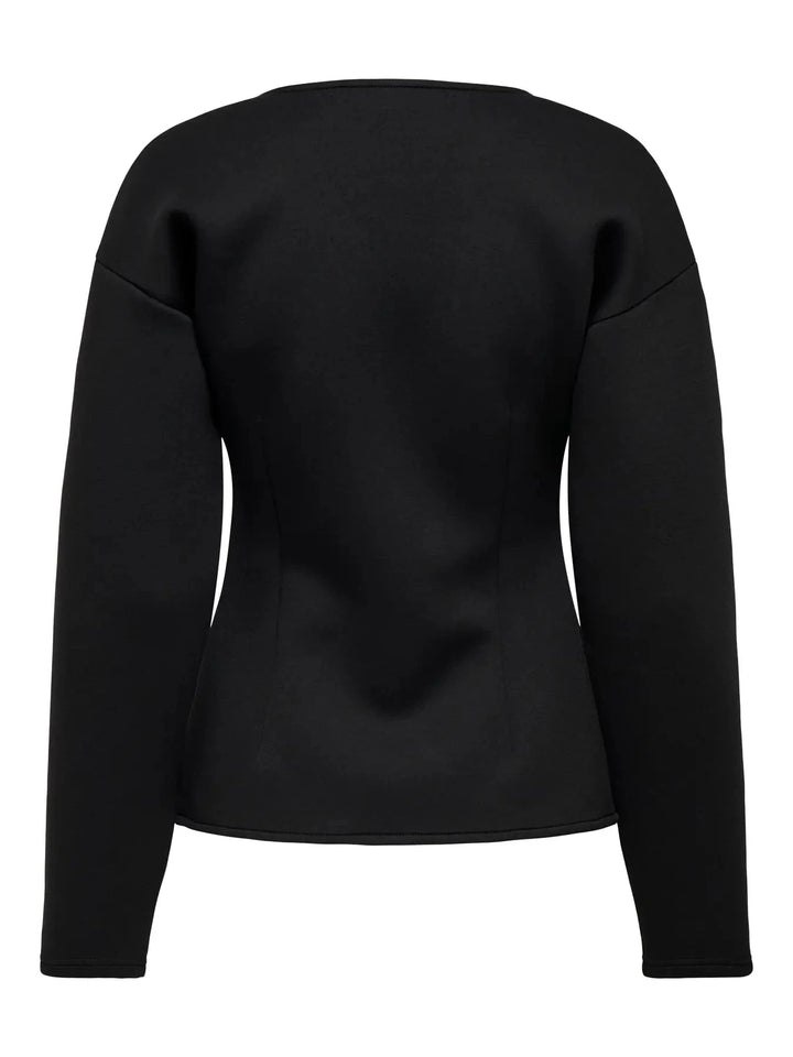 Only - Onlnaomi L/S Cardigan Swt - 4912045 Black Gold Buttons Cardigans 