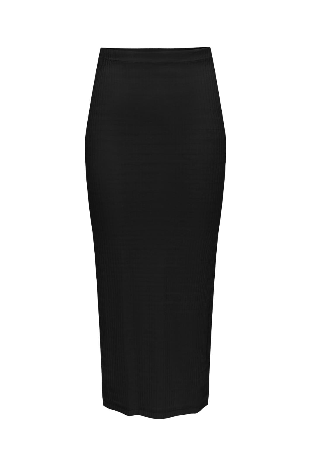 Only - Onlnella Long Side Slit Skirt Box - 4525775 Black