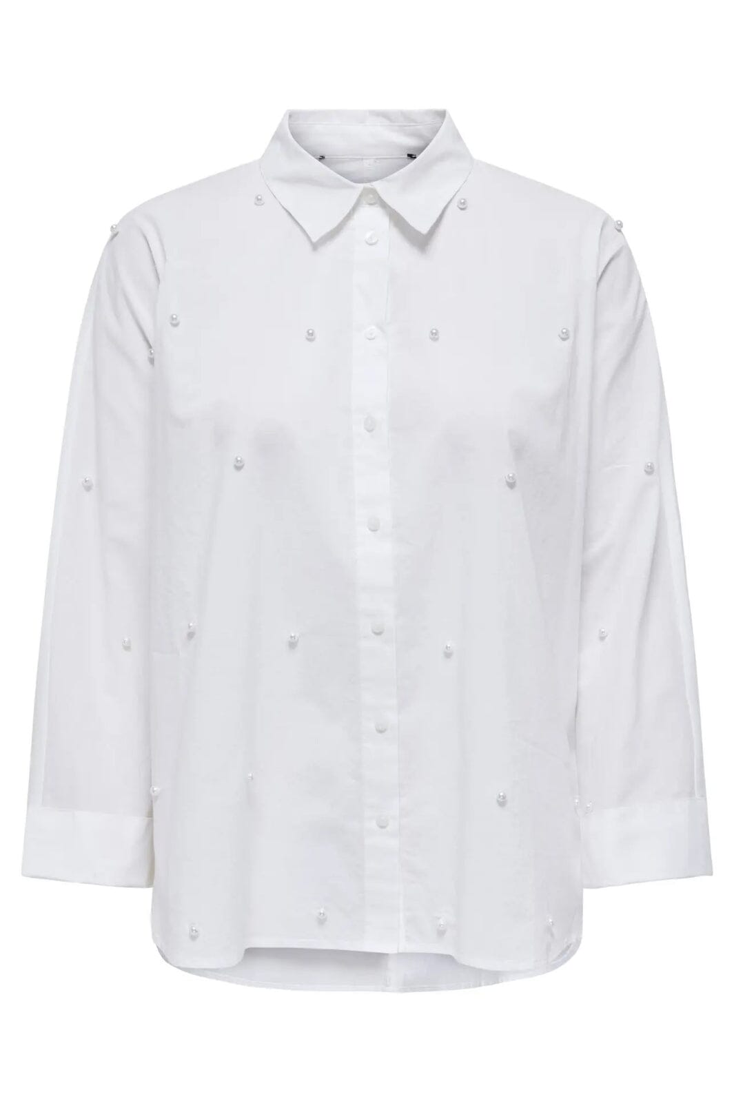 Only - Onlnew Lina Grace Ls Pearl Shirt - 4880041 Cloud Dancer Pearl