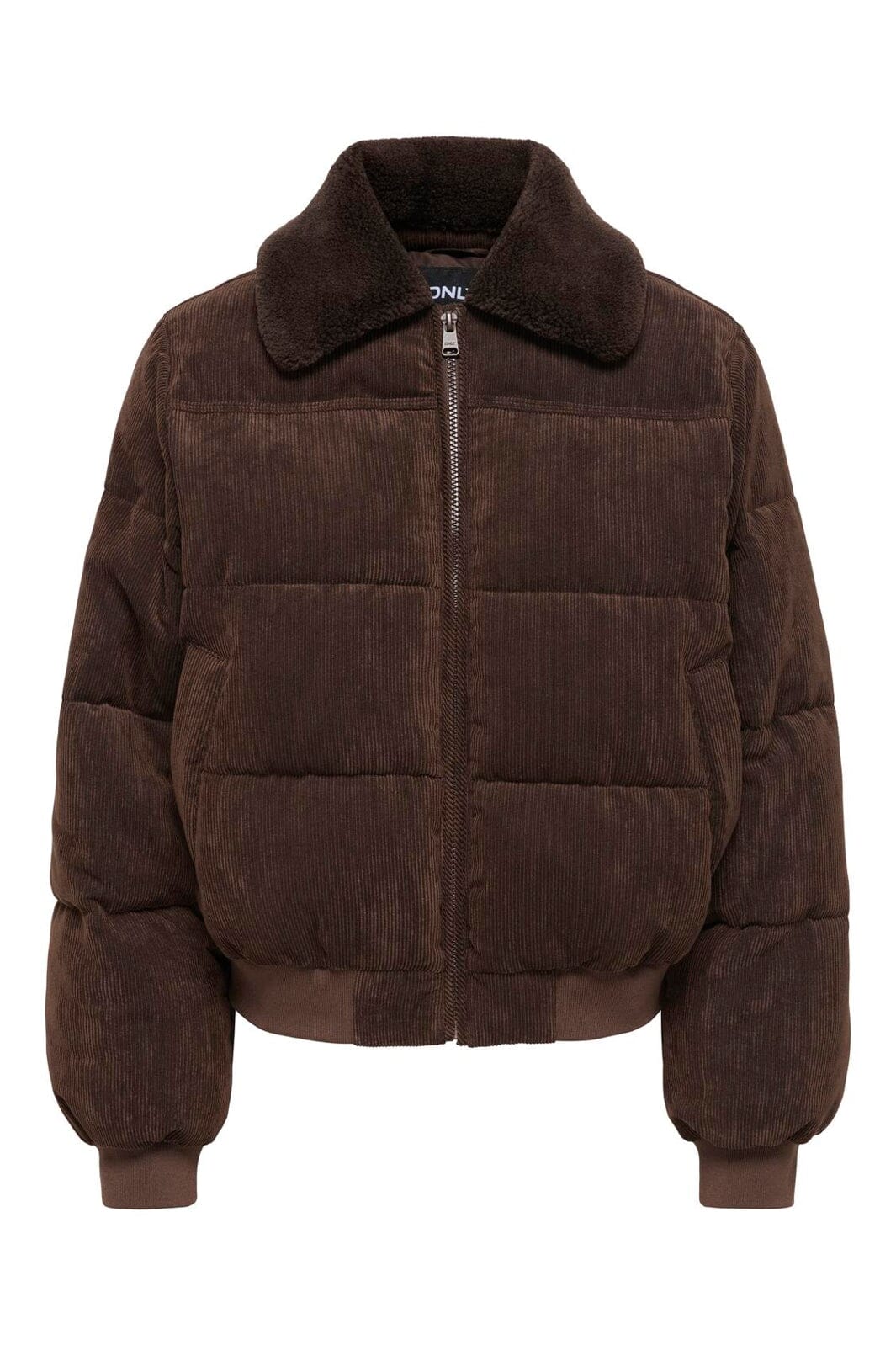 Only - Onlnicoline Corduroy Bomber - 5103297 Coffee Bean