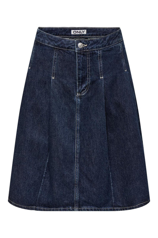 Only - Onlnina Pleated Skirt Sik - 4774504 Dark Blue Denim
