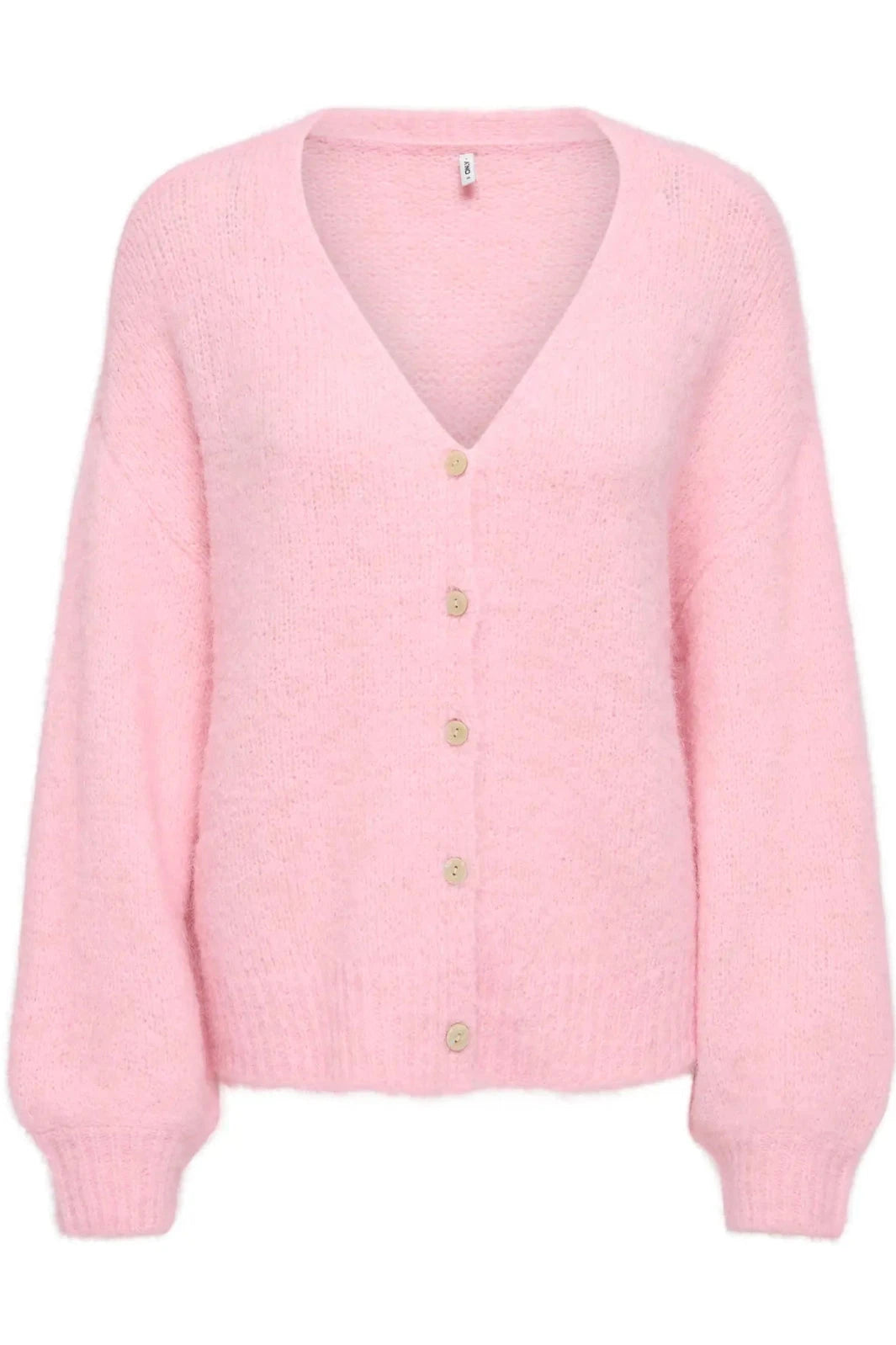 Only - Onlnordra Ls Vneck Cardi Knt - 5049977 Pale Lilac Melange/Fmop Button Cardigans 