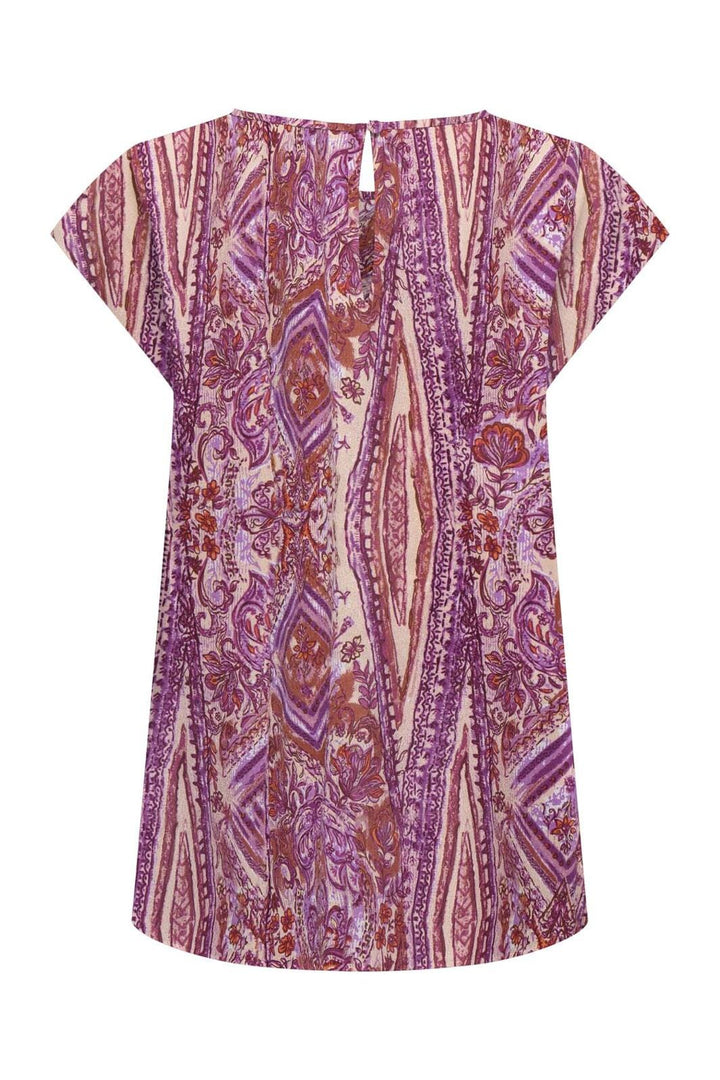 Only - Onlnova Life Elite S/S Top - 4696825 Fuchsia Fedora 617 Bohobabe