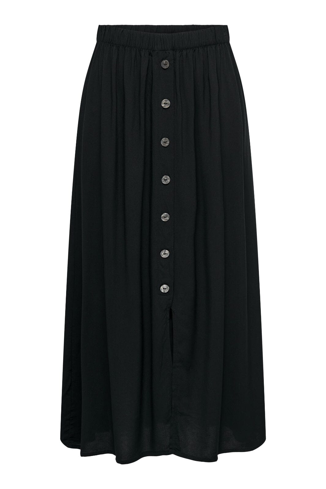 Only - Onlnova Life Vis Button Skirt Solid - 3586254 Black