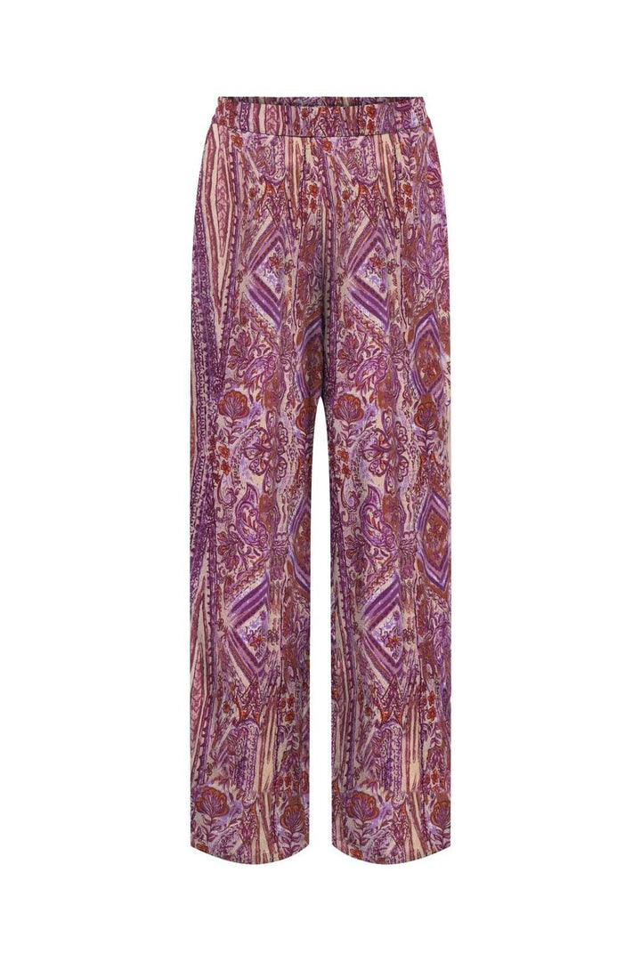 Only - Onlnova Life Vis Chiara Pant - 4697455 Fuchsia Fedora 617 Bohobabe