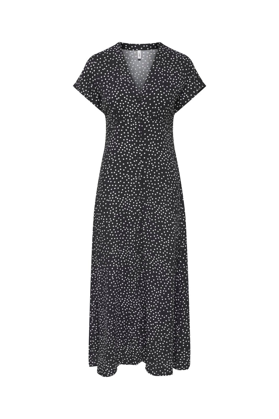 Only - Onlnova Life Vis Mollie Long Dress - 4974125 Black 722 Cool Dots