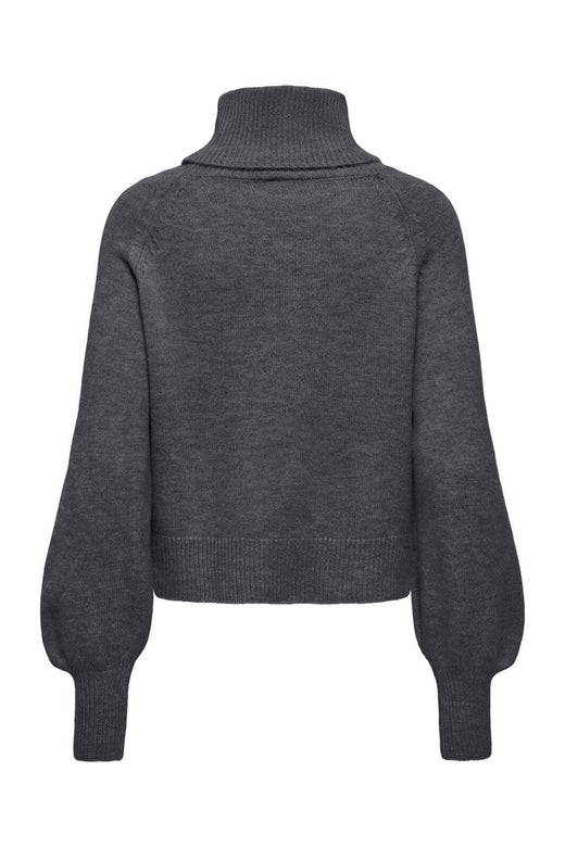 Only - Onlolivia Ls Roll Neck Cc Knt - 5101150 Dark Grey Melange