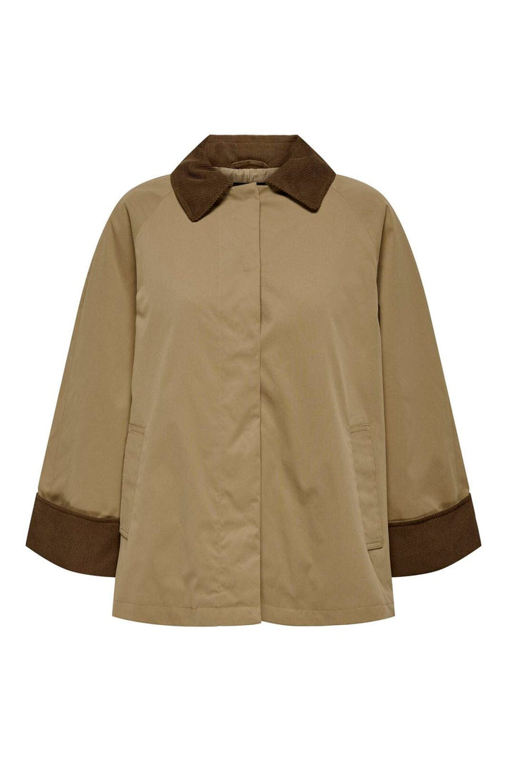 Only - Onlorchid Mix Cordoroy Parka Coat - 4598219 Otter Dark Earth
