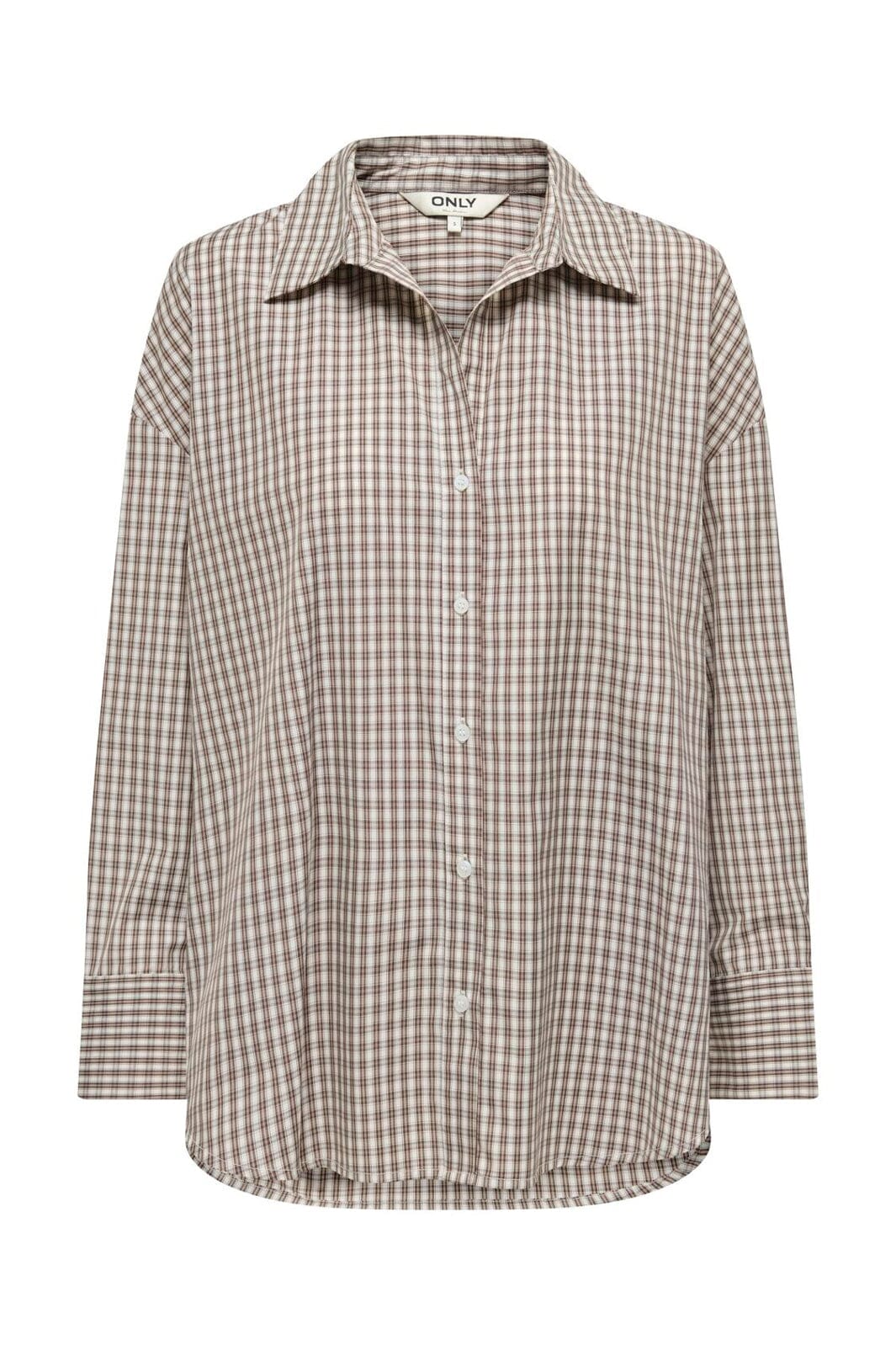 Only - Onloregon Alva Ls Reg Shirt - 5191837 Sandshell Brown